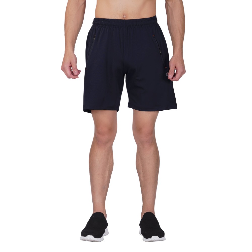 SG Men's Navy Shorts, Fitness & Training, Jogging, Regular & Fashion Wear, S, navy
