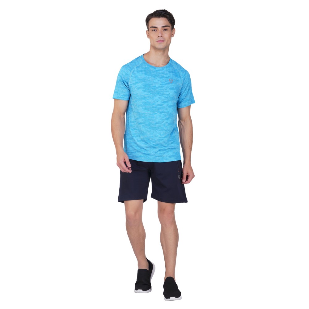 SG Men's Navy Shorts, Fitness & Training, Jogging, Regular & Fashion Wear, S, navy