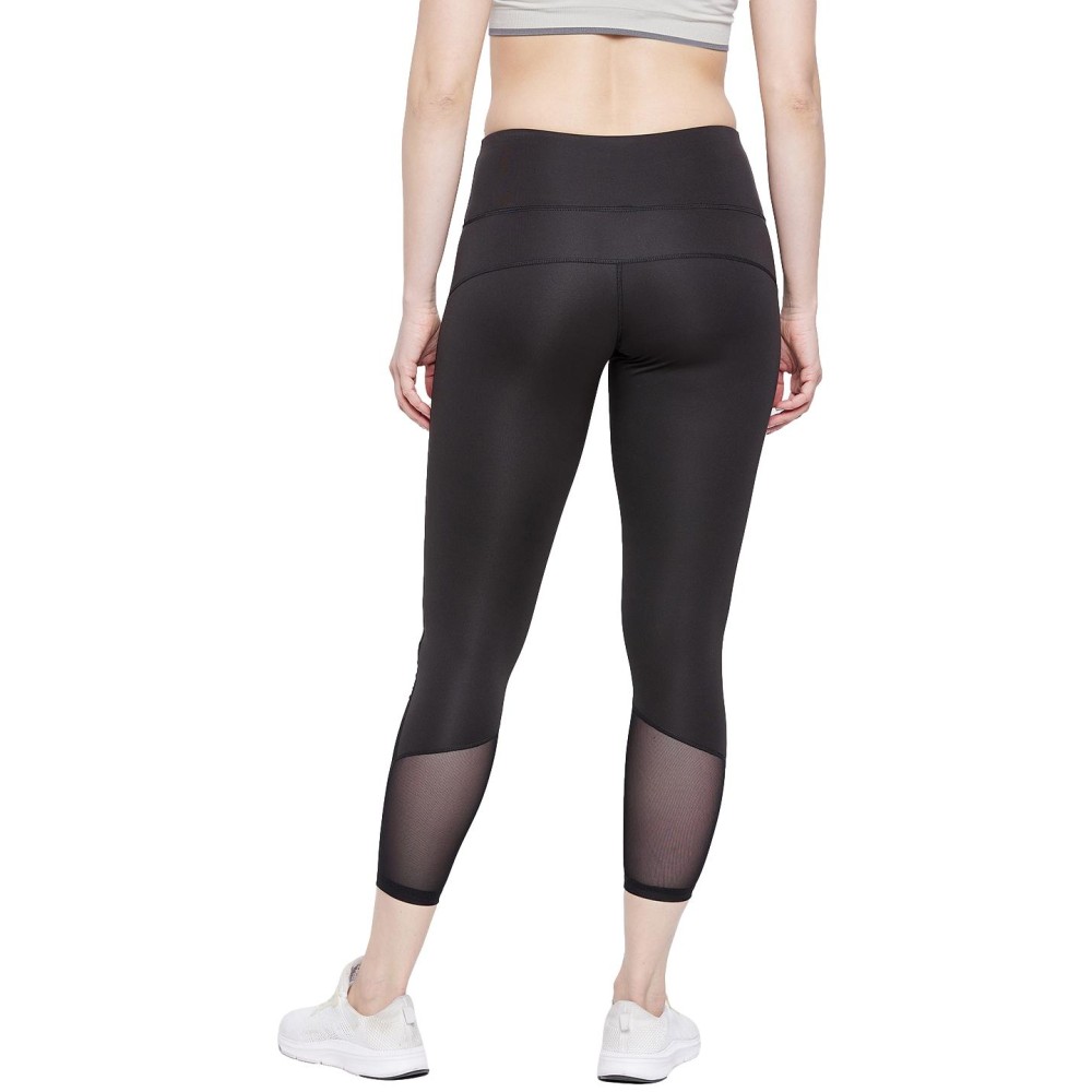 SG Women's Black Tights, Fitness & Training, Jogging, Regular & Fashion Wear, S, Black