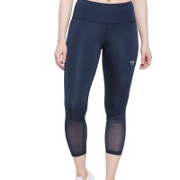 SG Women's Navy Tights, Fitness & Training, Jogging, Regular & Fashion Wear, S, navy