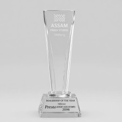 Custom made Crystal Trophy CMTR0002 Custom made Crystal Trophy CMTR0002